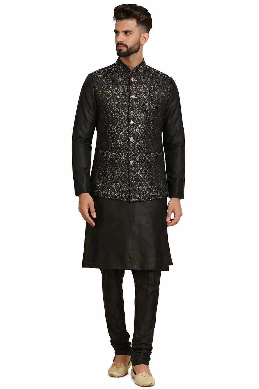 Traditional Kurta Pajama Set for Men Ethnic Outfit
